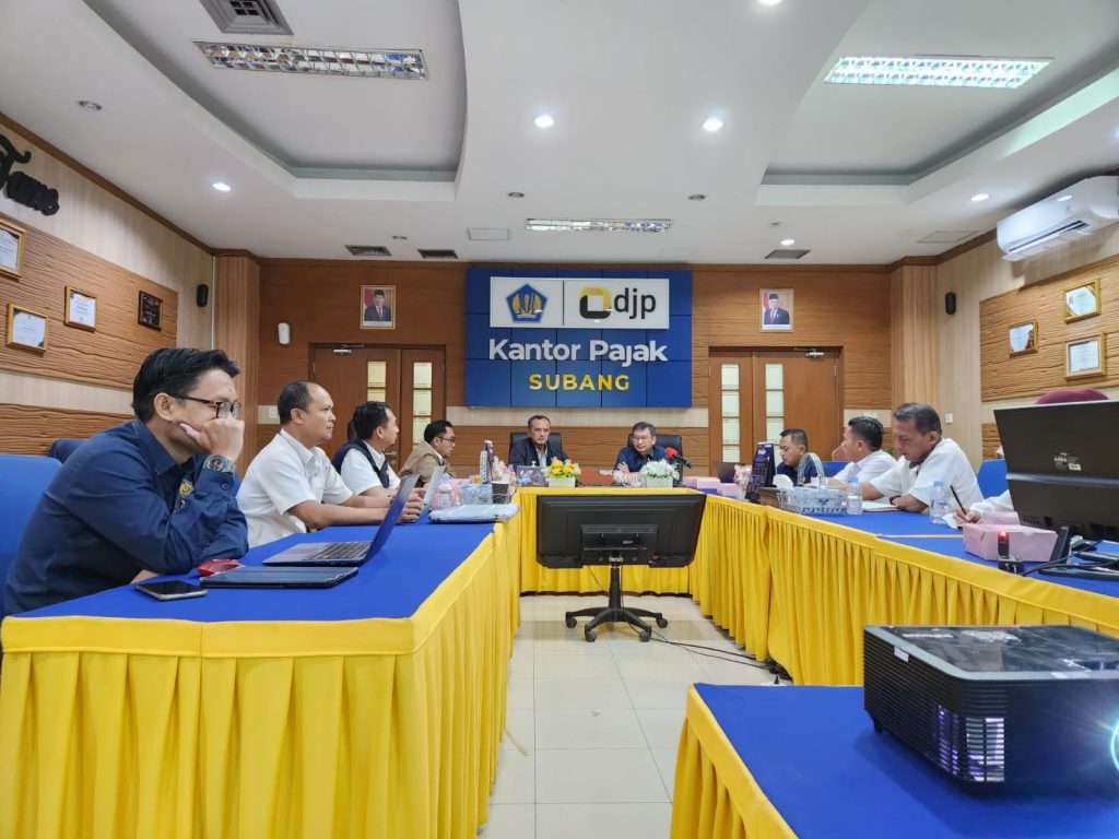 RAPAT OPTIMALISASI PAJAK PUSAT DAN PAJAK DAERAH, BAPENDA KAB SUBANG DAN KPP PRATAMA SUBANG